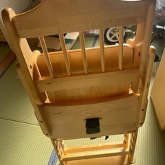 木製ハイチェア 　ベビーチェア　澤田木工所の画像