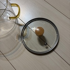 ガラス両手鍋新品未使用の画像