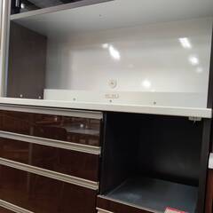 【愛品倶楽部柏店】高橋木工所 2枚スライド扉キッチンボード テクト120オープン 幅120cmの画像