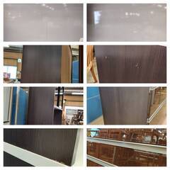 【愛品倶楽部柏店】高橋木工所 2枚スライド扉キッチンボード テクト120オープン 幅120cmの画像