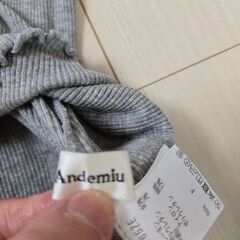 アンデミュウ　レースタンクトップ　の画像