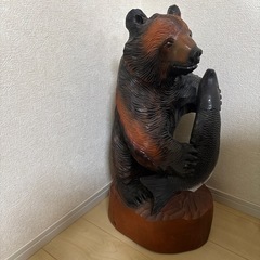 【決定しました】20年前のクマの彫り物 アンティークの画像