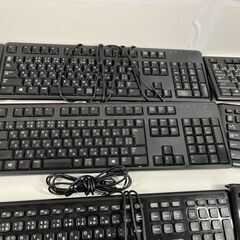 PC キーボード 11台セット 有線 USB DELL マウスコンピュータ acer等の画像