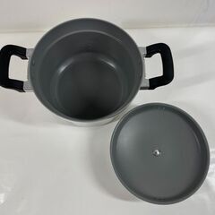 アルミ製 炊飯鍋 3合炊き 両手鍋 ガス専用 幅33cm×奥行22cm×高さ13cmの画像