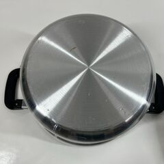 アルミ製 炊飯鍋 3合炊き 両手鍋 ガス専用 幅33cm×奥行22cm×高さ13cmの画像