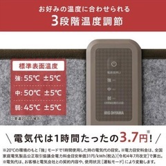 IRIS OHYAMA ぐるポカ パネルヒーター の画像