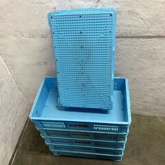 【岐阜プラスチック工業】 リステナー VC-25 コンテナボックス 6枚 セット まとめ まとめ売り 網目ボックス A0860Fの画像