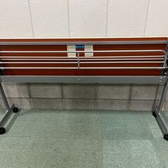 ハイテクウッド 会議テーブル 長テーブル ミーティングテーブル スタックテーブル キャスター付 ② 幅180cm×奥行45cm×高さ70cm の画像