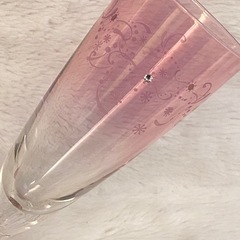 美品 シャンパングラス ペア グラス アフターヌーンティーリビング ワイングラスの画像