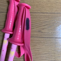 KAZAMA   100cm スキーストック　ピンクの画像