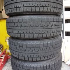 ブリヂストンアイスパートナー2スタッドレス215/60R17 215/60-17バリ山7J+45 114.3 5穴4本セットCH-Rエスティマオデッセの画像