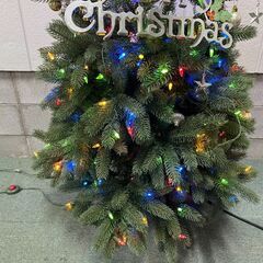 クリスマスツリー オーナメント LEDライト ① 幅90cm×奥行90cm×高さ150cmの画像