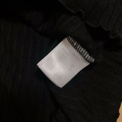 黒ニット　Ｌサイズの画像