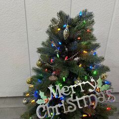 クリスマスツリー オーナメント LEDライト ② 幅90cm×奥行90cm×高さ150cmの画像