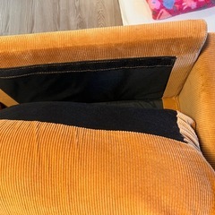 【決定】無料✨2人掛けコーデュロイソファ🛋️の画像