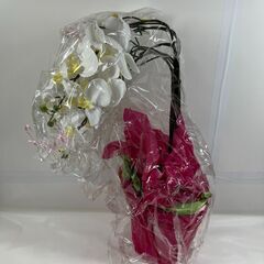 未使用 胡蝶蘭 造花 インテリア オブジェ 置物 お祝い イベント 記念品 幅30cm×奥行45cm×高さ75cmの画像