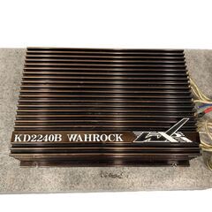 25C547_ジA carrozzeria カロッツェリア サブウーファー TS-WX2500 ＋ WAHROCK KD2240B カー用品 音響機器 ジャンク扱い品 現状品 中古の画像