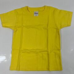 未使用 子ども用 Tシャツ 8枚セット 無地 サイズ100・110 白・黄色・ブルー・黒の画像