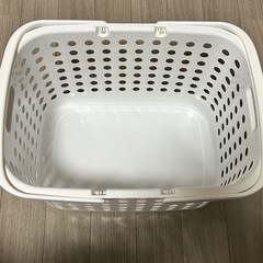 【引渡限定】ニトリ ランドリーバスケット 洗濯カゴ の画像