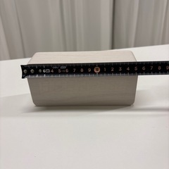 置き時計　ホワイト　デジタルの画像