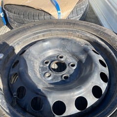 185/60R15 冬4本セット スタッドレス 185/60-15 185-60-15 トーヨー ガリット GIZ 15インチ鉄ホイール トヨタの画像