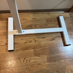 昇降式サイドテーブル 幅70cm／高さ60〜95cm／ガス圧式／ベッド・PC・在宅勤務向けの画像