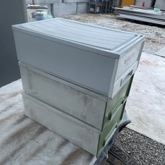 3個セット衣装ケース幅43長さ64cmの画像