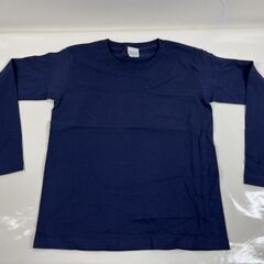未使用 Arakai Antiques アラカイアンティークス スポーツウェア 長袖シャツ 紺色 無地 Lサイズ 5枚セット 綿100% の画像