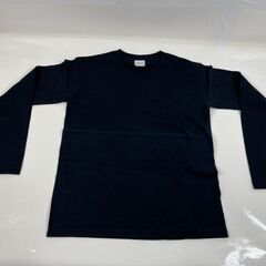 未使用 Arakai Antiques アラカイアンティークス スポーツウェア 長袖シャツ 黒色 ブラック 無地 Lサイズ 12枚セット 綿100%の画像