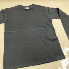 未使用 Arakai Antiques アラカイアンティークス スポーツウェア 長袖シャツ 黒色 ブラック 無地 Lサイズ 12枚セット 綿100%の画像