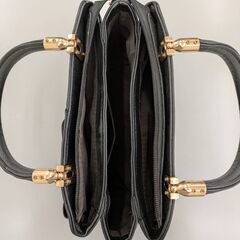 ハンドバッグ　黒　未使用の画像