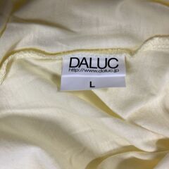 未使用 DALUC ダルク シャツ クリーム色 無地 サイズL・M 11枚セット 綿100% の画像