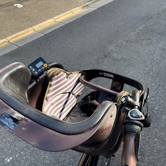 Panasonic 電動アシスト自転車 チャイルドシート付き12ah の画像