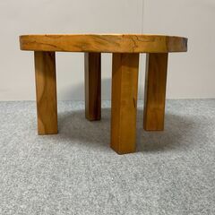 J7Py2313 深谷木工 ローテーブル センター テーブル 木製 家具 昭和 レトロ アンティーク 現状の画像