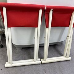 希少 コカコーラ イス 2脚セット Coca Cola コカ・コーラ アウトドア 折りたたみ 木製 椅子2脚 札幌市手稲区の画像