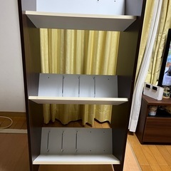 期間限定半額1000円※山善（YAMAZEN）A4ファイルラック 3段 キャスター付の画像