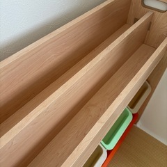 アイリスオーヤマ 絵本 おもちゃラックの画像