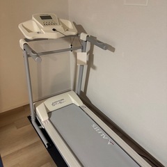 アルインコ(ALINCO) ルームランナー ランニングマシン 時速1-12km 専用マット 音声ガイダンス機能 折畳み可能 移動キャスター 組立て不要 ランニングマシン2023A AFJ2023AW ホワイト トレッドミル 電動ウォーカー 傾斜 電動 | B0BTNYKCX3の画像