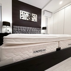 【超美品】高級家具ブランド songdream（ソングドリーム）マットレストッパー／マットレスパットの画像