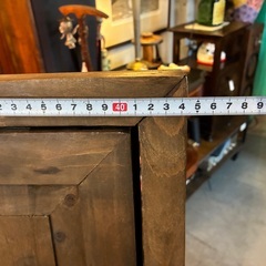 アンティーク/レトロ/鏡/木製/全身鏡/スタンドミラー/姿見/インテリアの画像