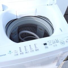 ◆7kg TOSHIBA 東芝 ZABOON ウルトラファインバブル洗浄 AW-7DH1 2021年製 ザブーン 全自動洗濯機 ホワイト◆の画像