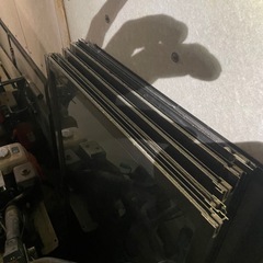 外したガラス　網戸などの画像