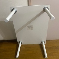 ニトリ　ローテーブル　ハロー（ホワイト）の画像