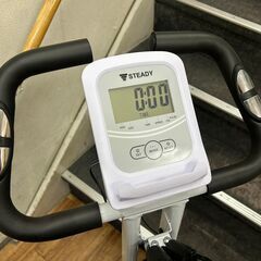 フィットネスバイク steady バンド付き 【安心の3ヶ月保証】🚚自社配送時💳代引き可🚚(現金、クレジット、スマホ決済対応)の画像