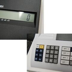 CLOVER レジスター N100LC ホワイト 動作確認済み インボイス制度非対応 ドロワーキー2本 元箱付き レジ クローバー 店舗用品 業務用 札幌市 清田区 平岡の画像