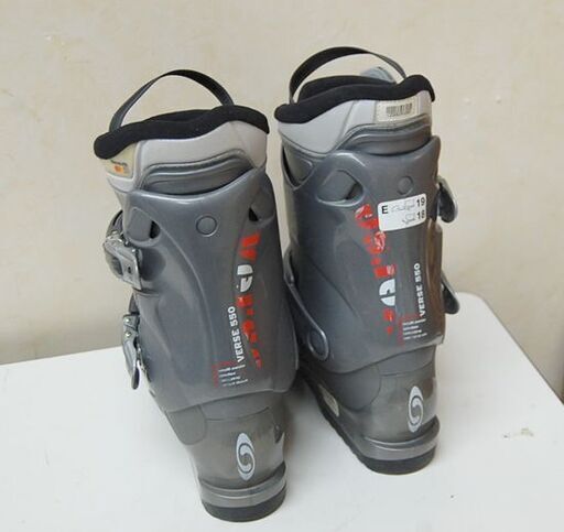 25.0～25.5cm 大人用 SALOMON スキーブーツ VERSE 550 グレー系 ソールサイズ 298mm スキー靴 サロモ 札幌市 清田区 平岡