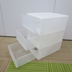（豊中市・伊丹市 市民限定）収納ケース3個セット（豊中市伊丹市クリーンランド・リユース品）管理番号251110の画像