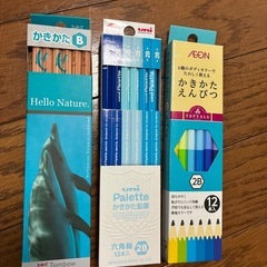 鉛筆３ダース　セット　おまけ鞄つき　　の画像