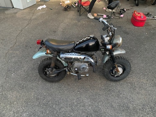 ホンダ　モンキー　書付　実動　ベース　12V　Z50J
