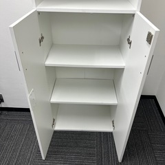 【取りに来てくださる方のみ】山善 YAMAZEN 収納庫 キャビネット 事務用収納庫 の画像